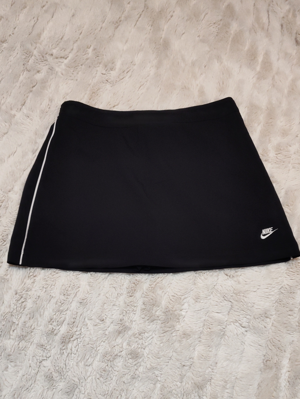 Nike Black Skort with White Side Stripe